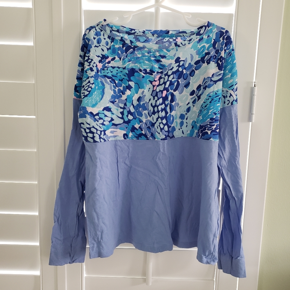 NWOT Lilly Pullitzer Girls L long sleeve top